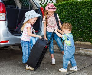 Traveling by car with children